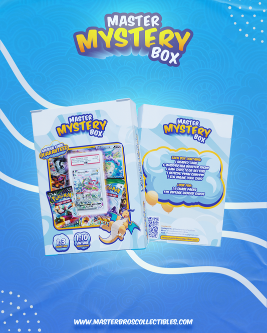 MASTER MYSTERY BOX - GRADED CARD GUARANTEED